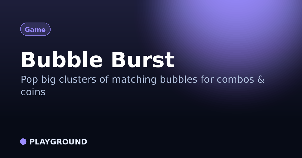Bubble Burst screenshot