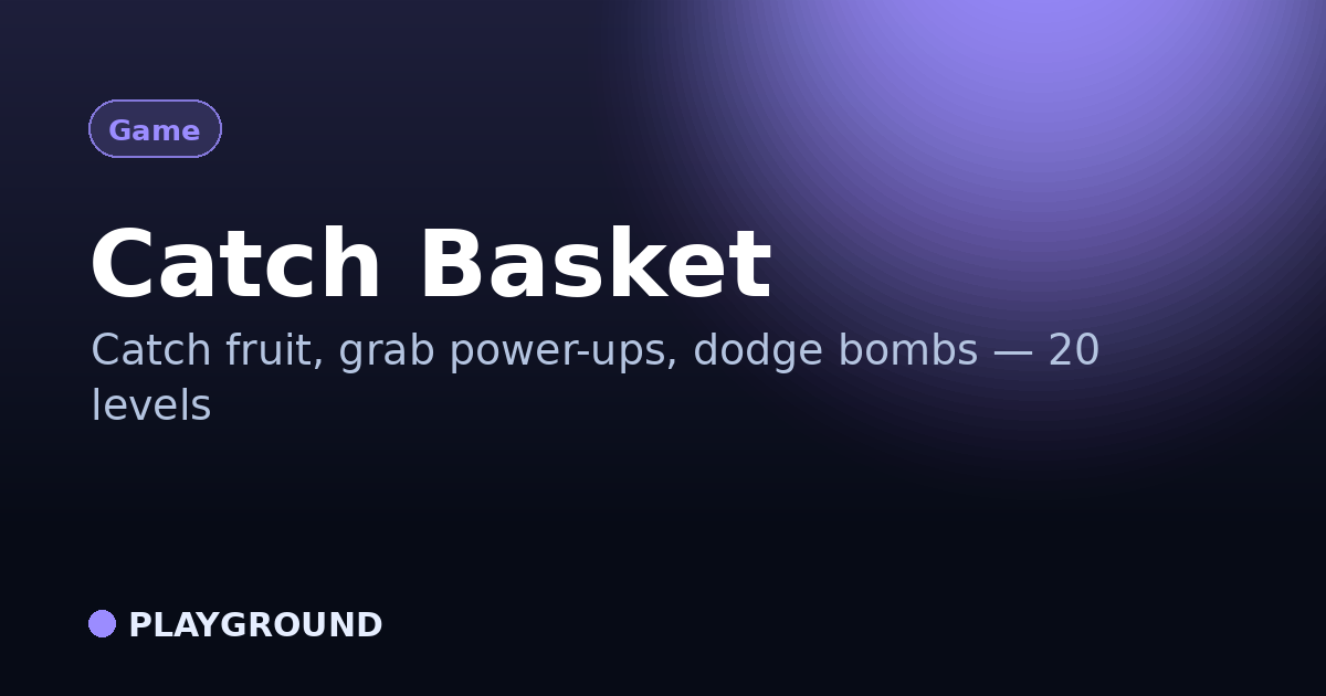Catch Basket screenshot
