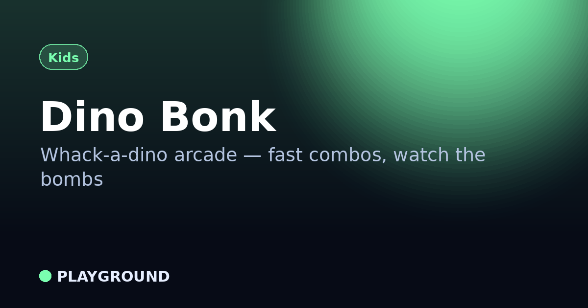 Dino Bonk screenshot