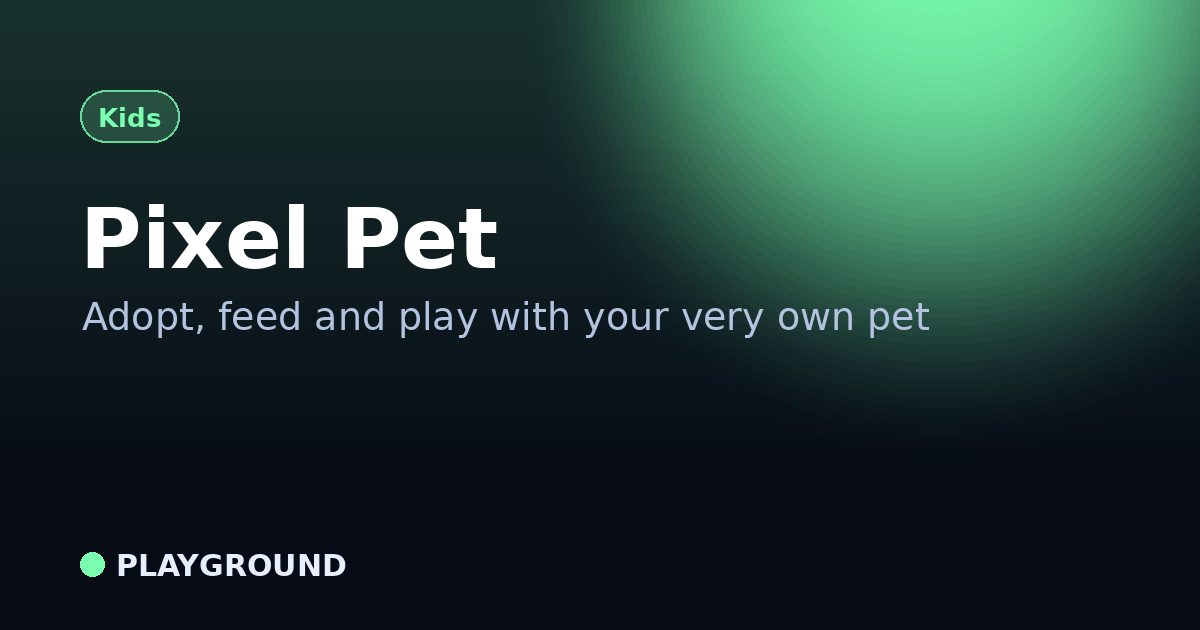 Pixel Pet screenshot