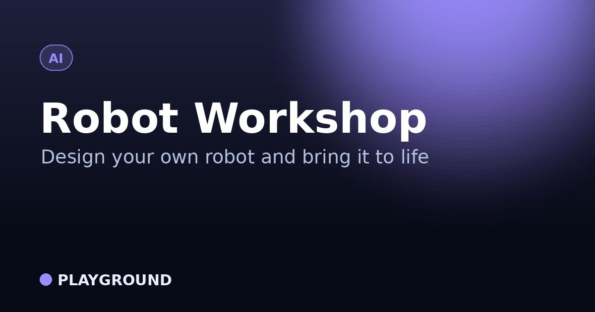 Robot Workshop screenshot